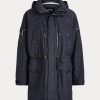Navy Men’s Ralph Lauren Water-Repellent Hooded Marsh Coats