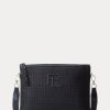 Navy Men’s Ralph Lauren Woven Calfskin Messenger Bags