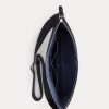 Navy Men’s Ralph Lauren Woven Calfskin Messenger Bags