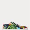 Navy Multicolor Men’s Ralph Lauren Severn Floral Linen Sneakers Navy Multicolor Men’s Ralph Lauren Severn Floral Linen Sneakers