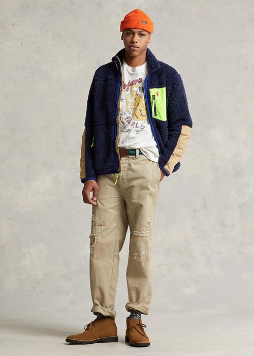 Navy Multicolor Men’s Ralph Lauren Wind-blocking Hybrid Jackets Navy Multicolor Men’s Ralph Lauren Wind-blocking Hybrid Jackets