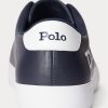 Navy / White Men’s Ralph Lauren Longwood Logo Leather Sneakers Navy / White Men’s Ralph Lauren Longwood Logo Leather Sneakers