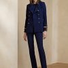 Navy Women’s Ralph Lauren Alandra Stretch Wool Pants
