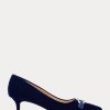 Navy Women’s Ralph Lauren Amory Velvet Heels Navy Women’s Ralph Lauren Amory Velvet Heels