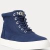 Navy Women’s Ralph Lauren Bryn High-Top Sneakers Navy Women’s Ralph Lauren Bryn High-Top Sneakers