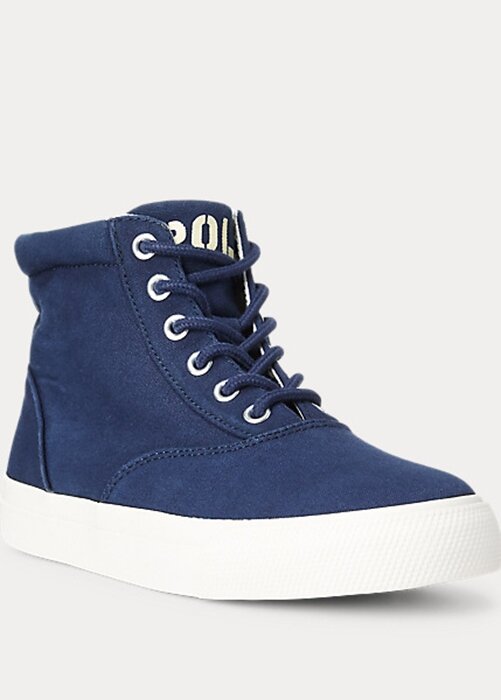 Navy Women’s Ralph Lauren Bryn High-Top Sneakers Navy Women’s Ralph Lauren Bryn High-Top Sneakers