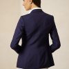 Navy Women’s Ralph Lauren Camden Wool Crepe Jackets