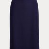 Navy Women’s Ralph Lauren Cindy Stretch Wool Crepe Skirts
