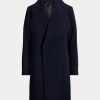 Navy Women’s Ralph Lauren Crepe Wrap Coats