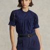 Navy Women’s Ralph Lauren Eyelet-Embroidered Cotton Tops