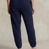 Navy Women’s Ralph Lauren Fleece Athletics   Pants