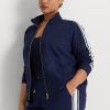 Navy Women’s Ralph Lauren French Terry Full-Zip Jackets