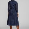Navy Women’s Ralph Lauren Indigo Cotton Voiledress Dress