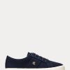 Navy Women’s Ralph Lauren Janson II Canvas Sneakers