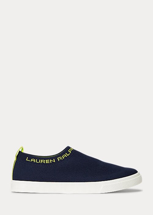Navy Women’s Ralph Lauren Jordyn Slip-On Sneakers Navy Women’s Ralph Lauren Jordyn Slip-On Sneakers