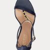 Navy Women’s Ralph Lauren Kate Nappa Leather Sandals Navy Women’s Ralph Lauren Kate Nappa Leather Sandals