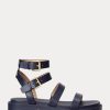 Navy Women’s Ralph Lauren Kayleen Nappa Leather Sandals Navy Women’s Ralph Lauren Kayleen Nappa Leather Sandals