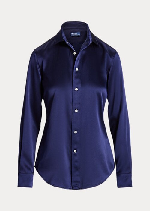 Navy Women’s Ralph Lauren Mulberry Silk Shir Shirts Navy Women’s Ralph Lauren Mulberry Silk Shir Shirts