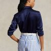 Navy Women’s Ralph Lauren Mulberry Silk Shir Shirts Navy Women’s Ralph Lauren Mulberry Silk Shir Shirts