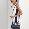 Navy Women’s Ralph Lauren Nappa Leather Medium Farrah Satchel Bags Navy Women’s Ralph Lauren Nappa Leather Medium Farrah Satchel Bags
