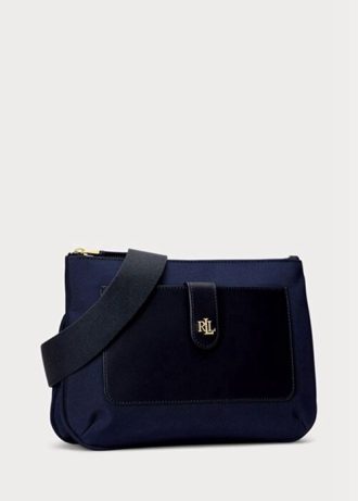 Navy Women’s Ralph Lauren Oxford Medium Jamey Crossbody Bags