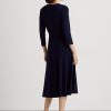 Navy Women’s Ralph Lauren Surplice Jersey Dress