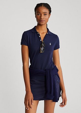 Navy Women’s Ralph Lauren Tailored Fit Performance Polo Shirts