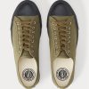 Olive Men’s Ralph Lauren Canvas Sneakers