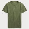 Olive Men’s Ralph Lauren Custom Slim Fit Crewneck  T Shirts