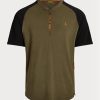 Olive Men’s Ralph Lauren Custom Slim Fit Performance Jersey T Shirts