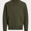 Olive Men’s Ralph Lauren Double-Knit Bomber Jackets