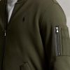 Olive Men’s Ralph Lauren Double-Knit Bomber Jackets