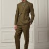 Olive Men’s Ralph Lauren Gregory Linen Suit  Pants