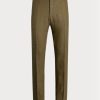 Olive Men’s Ralph Lauren Gregory Linen Suit  Pants
