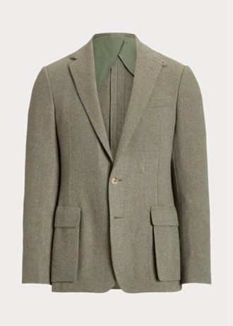 Olive Men’s Ralph Lauren Kent Handmade Cashmere Sport Blazers