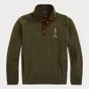 Olive Men’s Ralph Lauren Polo Bear Brushed Fleece Pullover Sweatshirt Olive Men’s Ralph Lauren Polo Bear Brushed Fleece Pullover Sweatshirt