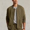 Olive Men’s Ralph Lauren Quilted Luxury Jersey Jackets Olive Men’s Ralph Lauren Quilted Luxury Jersey Jackets