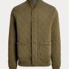 Olive Men’s Ralph Lauren Quilted Luxury Jersey Jackets Olive Men’s Ralph Lauren Quilted Luxury Jersey Jackets