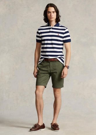 Olive Men’s Ralph Lauren Stretch Slim Fit Chino  Shorts