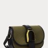 Olive Women’s Ralph Lauren Canvas & Calfskin Welington Shoulder Bags Olive Women’s Ralph Lauren Canvas & Calfskin Welington Shoulder Bags