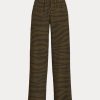 Olive Women’s Ralph Lauren Zebra-Print Crepe Wide-Leg Pants