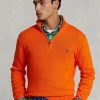 Orange Men’s Ralph Lauren Cotton Quarter-zip Jumper Sweaters Orange Men’s Ralph Lauren Cotton Quarter-zip Jumper Sweaters
