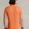 Orange Men’s Ralph Lauren Custom Slim Fit Mesh Polo Shirts