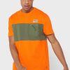 Orange Men’s Ralph Lauren Logo Crew Neck T Shirts