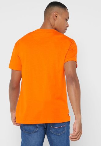 Orange Men’s Ralph Lauren Logo Crew Neck T Shirts