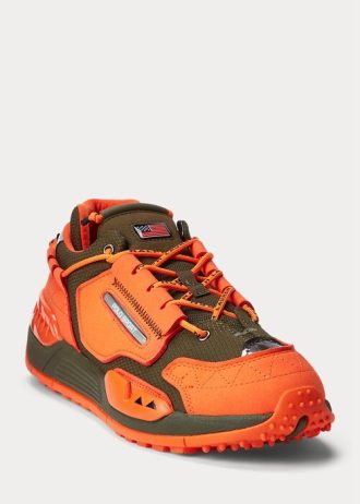 Orange Men’s Ralph Lauren PS200 Sneakers