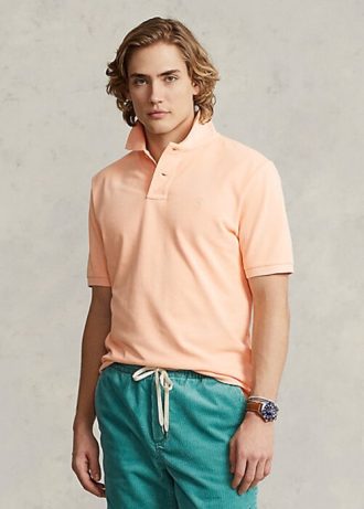 Orange Men’s Ralph Lauren RL Origin Polo Shirts