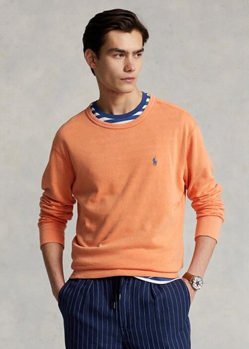 Orange Men’s Ralph Lauren Spa Terry Sweatshirt Orange Men’s Ralph Lauren Spa Terry Sweatshirt