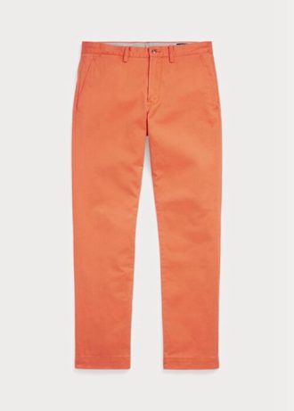 Orange Men’s Ralph Lauren Stretch Slim Fit Chino  Pants