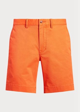 Orange Men’s Ralph Lauren Stretch Straight Fit Chino  Shorts